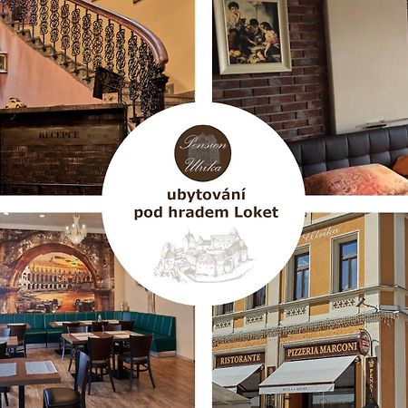Pension Ulrika - Ubytovani Pod Hradem Loket Kültér fotó